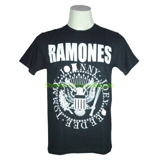 เสื้อวง Ramones เสื้อไซส์ยุโรป ราโมนส์ PTA262 เสื้อวงดังๆ วินเทจ