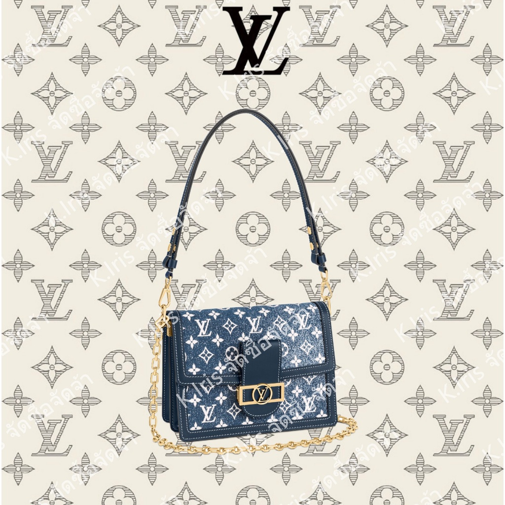 Louis Vuitton/ LV/ DAUPHINE กระเป๋าถือขนาดกลาง