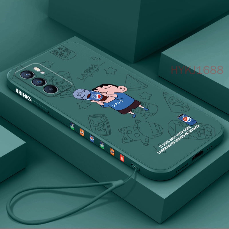 เคส OPPO A16 tpu ซิลิโคนเหลว LBXX ขอบตรง เคสนิ่ม