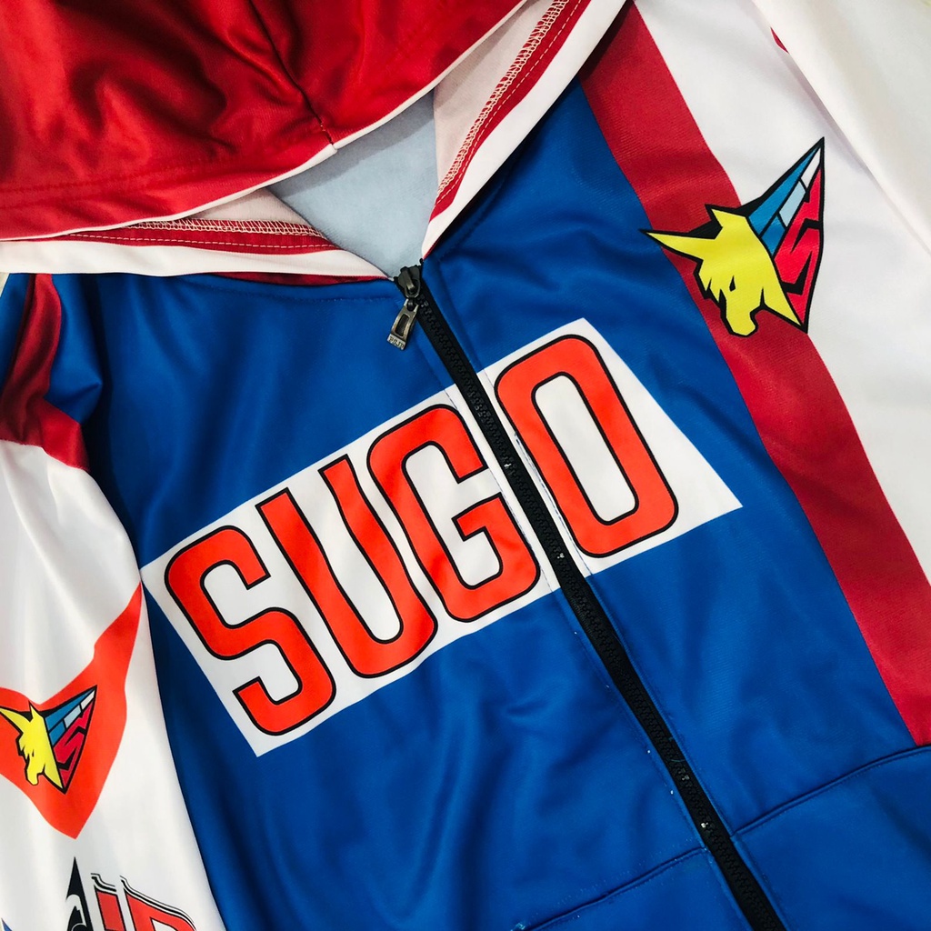 Sugo Fullprint Anime Manga Future GPX Cyber Formula Jacket