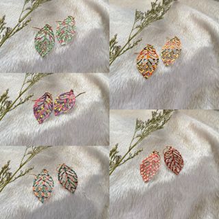 Colourful Leaves Earring 2