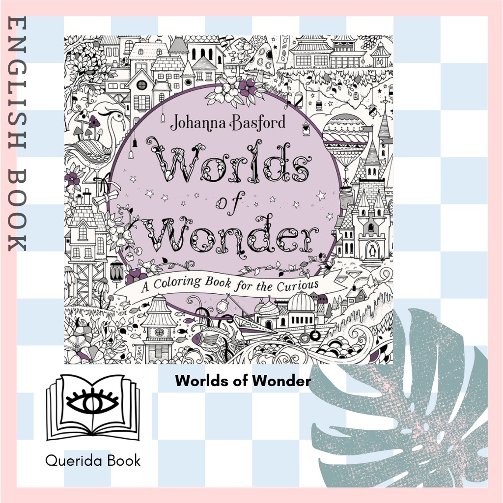 Querida หนังสือระบายสี Worlds of Wonder A Coloring Book for the Curious