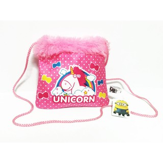 ลิขสิทธิ์แท้ มิเนียน ยูนิคอร์น กระเป๋าใส่ของจุ๊กจิ๊ก กระเป๋าหูรูด Minion Unicorn Papoy Drawstring Bag