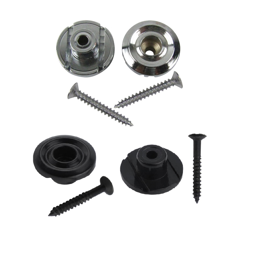 ใหม่ ตัวยึดสายกีตาร์ เบส ทรงกลม พร้อมสกรูยึด