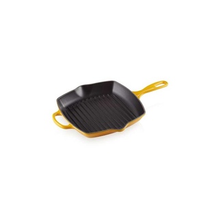 กระทะย่างทรงสี่เหลี่ยมมีด้ามจับ ขนาด 26CM สีเหลือง SIGNATURE SQUARE SKILLET GRILL 26CM NECTAR