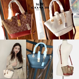 COACH LANE BUCKET BAG ((C8399))