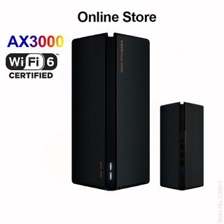 เราเตอร์เราน์เตอร์ Youpin Official Store Ax3000 Wifi6 2.4G 5.0 Ghz Full Gigabit 5G Wifi Repeater 4 เสาอากาศเครือข่าย Extender Sk2152