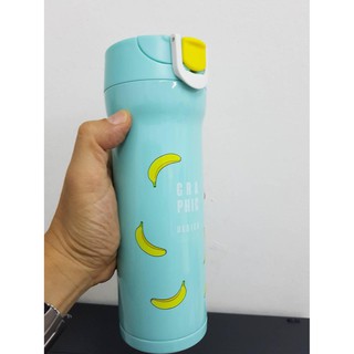 OPEN SUCCESS VACUMM FLASK กระติกน้ำสูญญากาศ 480 ml ทรงฝาล๊อคปิดเปิด OS-8056