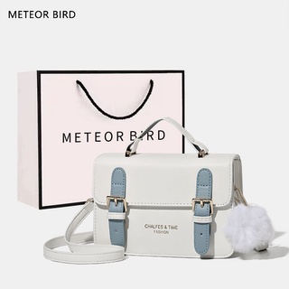 Meteor BIRD ใหม่ กระเป๋าสะพายไหล่ สะพายข้าง ขนาดเล็ก แฟชั่นยอดนิยม สําหรับผู้หญิง