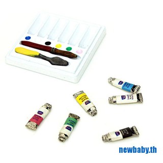 【 Newbaby 】 1:12 สีน้ําจิ๋ว บ้านตุ๊กตา diy ตกแต่งบ้านตุ๊กตา