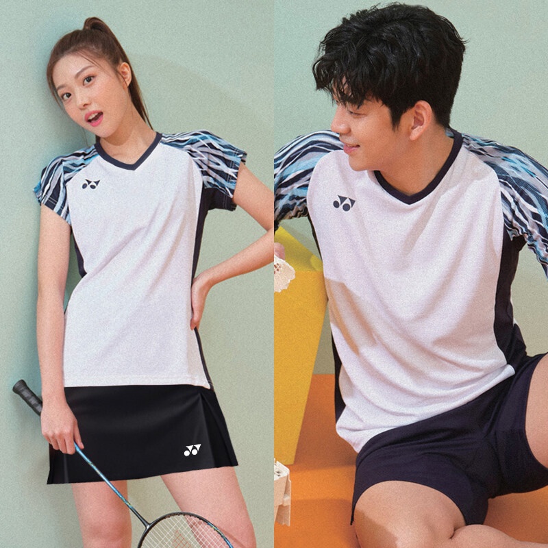 พร้อมส่ง เสื้อยืดแขนสั้น ระบายอากาศ แบบแห้งเร็ว สําหรับผู้ชายและผู้หญิง 255A