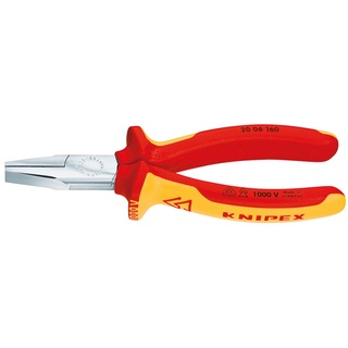 KNIPEX Flat Nose Pliers VDE - 160 mm คีมปากแบน VDE 160 มม. รุ่น 2006160