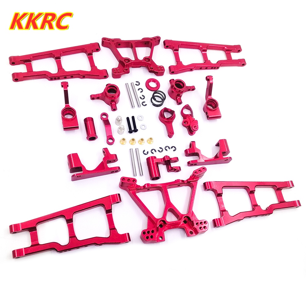 Traxxas Slash 4x4 HuanQi 727 อุปกรณ์เมาท์ขาตั้งโลหะ ฐานตัว C สําหรับรถบังคับ 1/10
