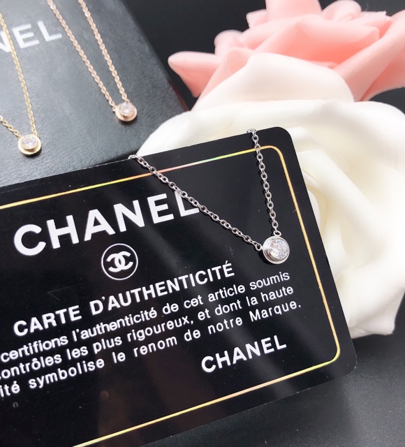 เครื่องประดับ สร้อยคอ สร้อยจี้ สร้อยหญิง จี้เม็ดเดียวเล็ก - รูปที่ 6