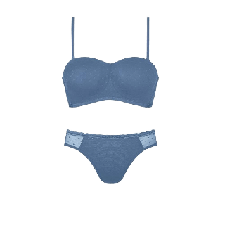 Sabina เซตชุดชั้นใน (ดันทรง) Body Bra (เกาะอก) Soft Doomm รหัส SBH5008BD+SUH5008BD สีน้ำเงิน