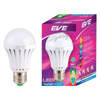 [พร้อมส่ง] HomeDoDee หลอด LED EVE SMART EMERGENCY 5 วัตต์ DAYLIGHT E27 หลอดไฟ LED