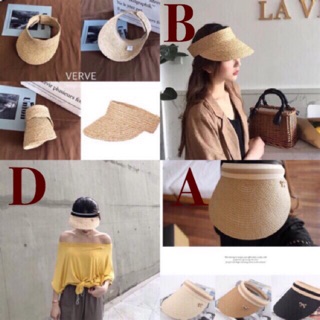 หมวกvisor หมวกครึ่งหัว พร้อมส่ง