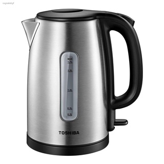 TOSHIBA Electric Kettle (1800 W, 1.7 L) KT-T17SH1 Silver Stainless Steel