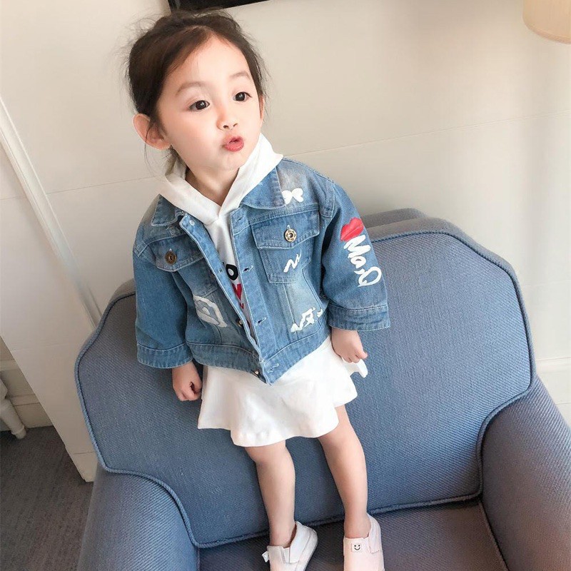 Jacket jean เด็กผู้หญิง 👧🏻