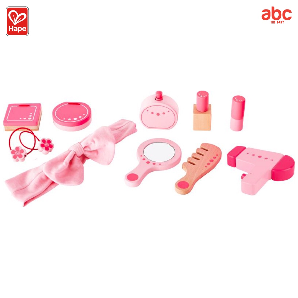 Hape Mainan Kayu Meja Rias dan Stool Dresser Table And Stool Mainan Edukasi Anak 3 Tahun ke Atas gambar 7