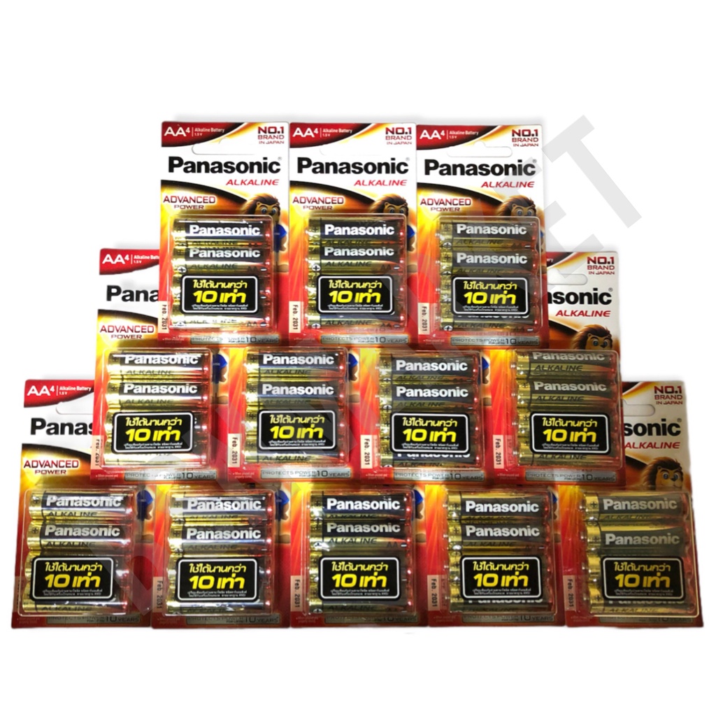 ถ่านอัลคาไลน์ Panasonic Alkaline  AA /  8 ก้อน