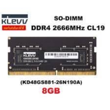 KLEVV RAM DDR4 SO-DIMM 8GB X 1 BUS2666 KD48GS81-26N190A ของใหม่ รับประกัน 5ปี by SYNNEX