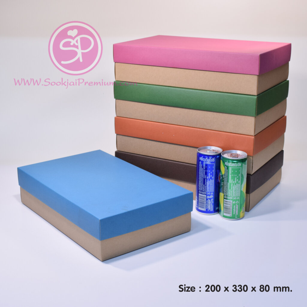 (มีใบกำกับภาษี) (บรรจุ 20 กล่อง) CN1-xx-003 ขนาด 20.0x33.0x8.0 ซม. กล่องฝาครอบ (ฝาทึบ)
