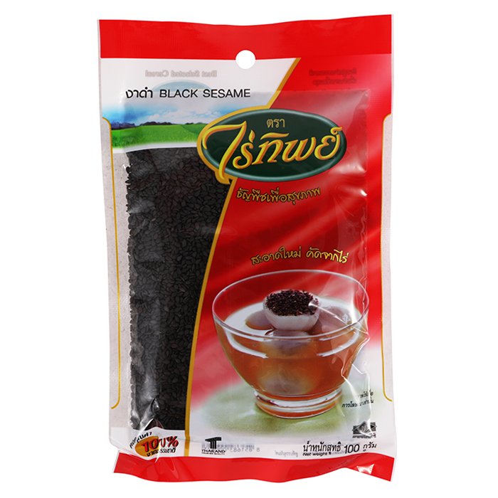 💝 ส่งฟรี ถึงหน้าบ้าน 💝 ไร่ทิพย์ Raitip ธัญพืช งาดำ Black Sesame ขนาด 100 กรัม 🚛 ฟรีเก็บเงินปลายทาง  กดสั่งได้เลยนะคะ