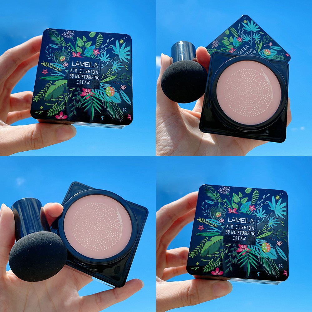 YOTAI ❤️LAMEILA❤️ คุชชั่น  พร้อมแปรงหัวเห็ดรองพื้นชนิดน้ำ คุชชั่นผสมรองพื้น กันแดดกันน้ำกันเหงื่อ ปกปิดดีเยี่ย - รูปที่ 4