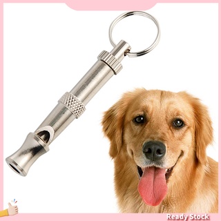 (Malukusk) Ultrasonic Pet Dog Puppy Whistle Sound Obedience Training Key Ring Trainer