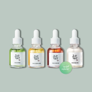 🍀 BEAUTY OF JOSEON : แท้พร้อมส่ง exp.2025 calming, glow, revive repair, glow deep serum 30ml &amp; mini 10ml