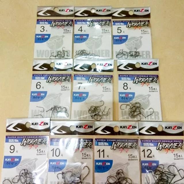 ตะขอตกปลา Kaizen Wormer