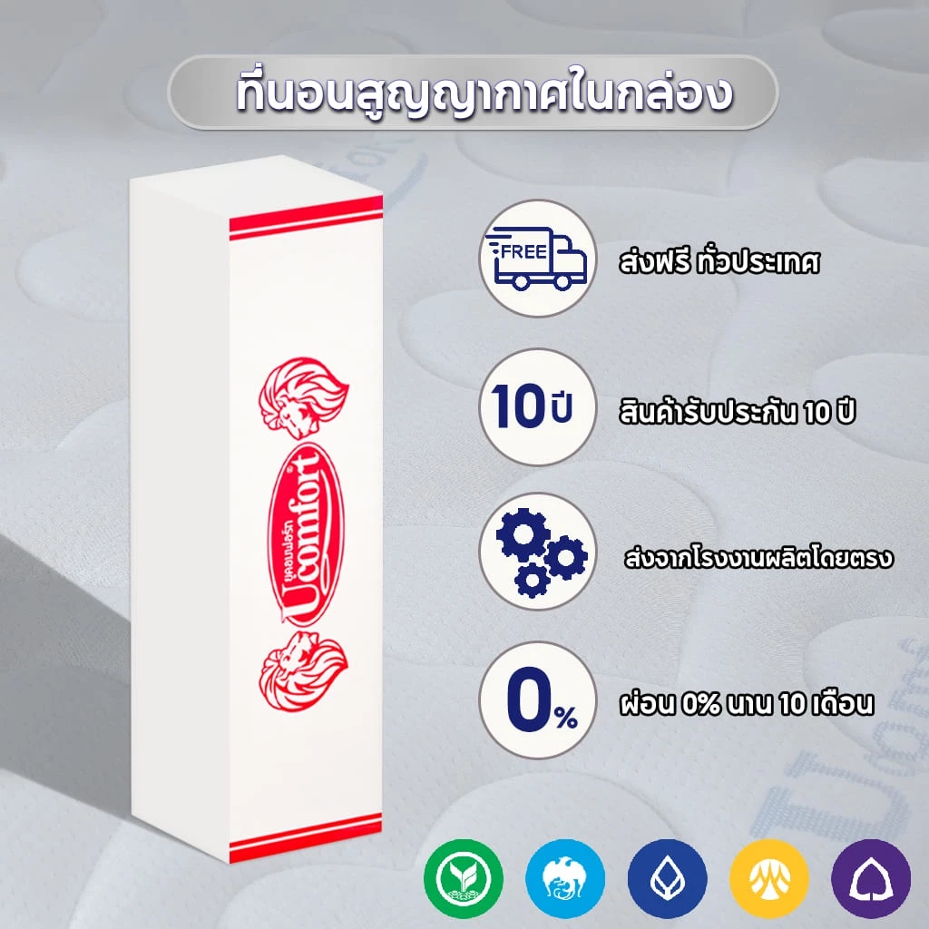 ที่นอน UCOMFORT รุ่น Sweetheart SERIES 2 หนา 10 นิ้ว thumbnail 7