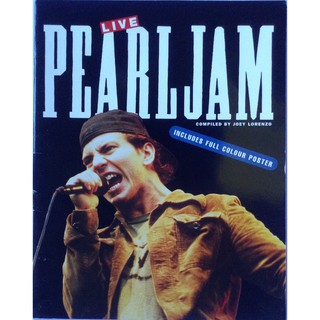 หนังสือ Pearl Jam Live ปี 1994 ลิขสิทธิ์ รวมภาพการแสดงสดใน USA และยุโรป พร้อมโปสเตอร์หน้ากลาง