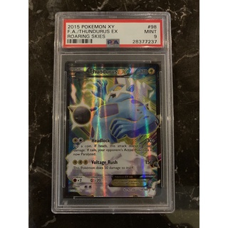 Pokemon - PSA 9 Thundurus EX 98/108 - Roring Skies Mint