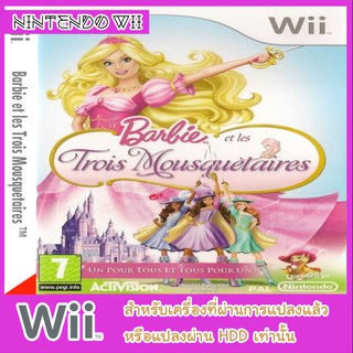 แผผ่นเกมส์ wii - Barbie and the Three Musketeers