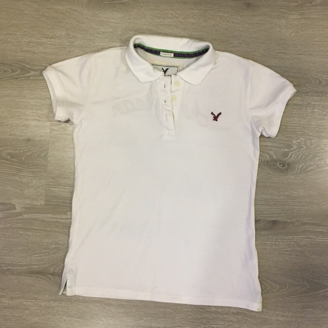 เสื้อโปโลสีขาว American Eagle