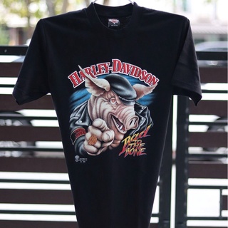 HH เสื้อยืดharley davidsonผ้านุ่มคอฟิตไม่มีข้างcotton100%ไซส์SMLมีมากกว่า40แบบ เสื้อยืดผ้าฝ้าย