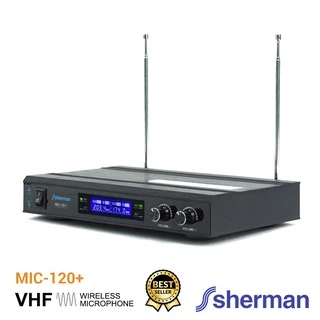 Sherman ชุดไมโครโฟนไร้สาย VHF รุ่น MIC-120 Plus