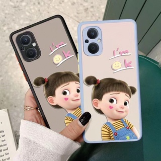 Oppo Reno 8z 8T 5G เคส Reno 7z 5 6 7 Pro 5G เคส OPPO A78 5G กันกระแทก TPU แข็ง ป้องกันด้านหลัง เคสโทรศัพท์ PC เคลือบด้าน