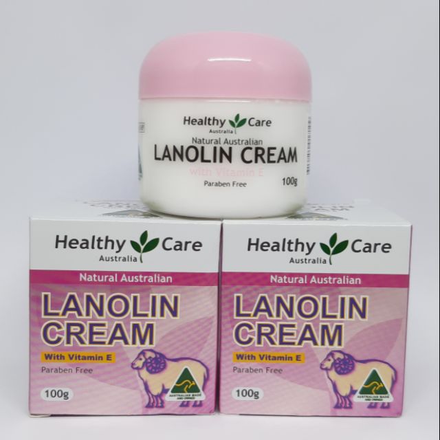 ครีมรกแกะ Healthy Care Lanolin Cream with Vitamin E 100g🐑💯‼️🇦🇺