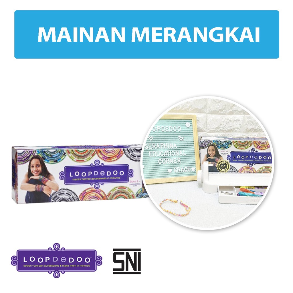Seraphina ของเล่นเพื่อการศึกษาที่สร้างสรรค์ทําอุปกรณ์เสริม Loopdedoo