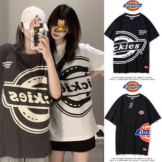 🔥พร้อมส่ง🔥  เสื้อยืด เสื้อยืดลาย คู่รักสวมใส่ ฝ้าย แท้จริง