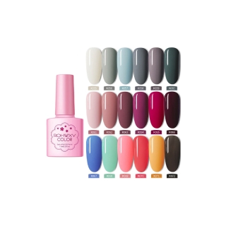 138สี ROHWXY K055-072 สีเจล nail gel polish เจลทาเล็บ สีทาเล็บเจล (สีเบจ) เนื้อแน่น ใช้กับเครื่อง UV/LED