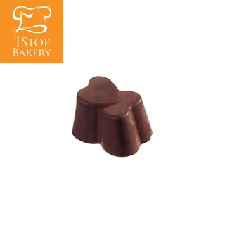 TTM Poly PC1023 Twin Heart Chocolate Molds NR.24 หัวใจคู่