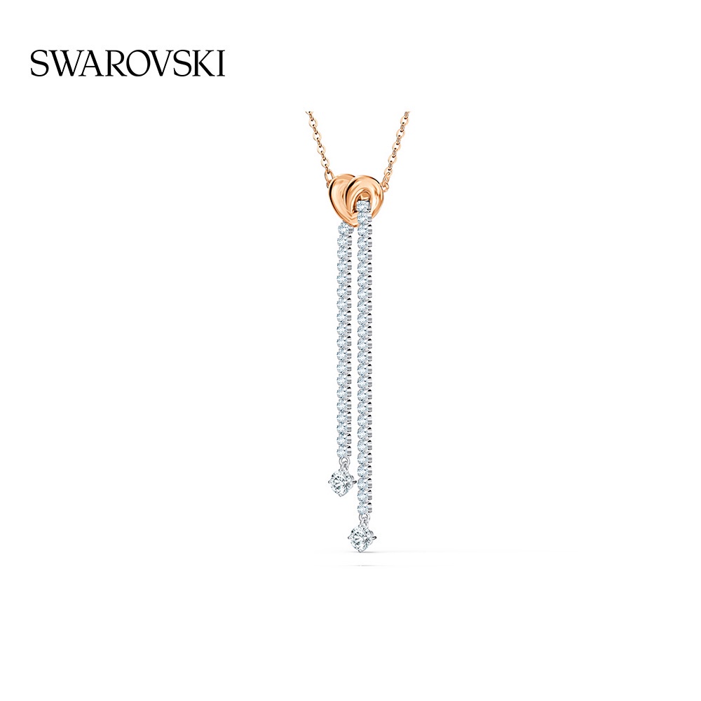 Swarovski LIFELONG HRT Twisted Love สร้อยคอหญิงสําหรับเครื่องประดับเด็กผู้หญิง