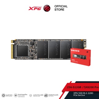 XPG (เอสเอสดี) 256 - 512GB SSD รุ่น XPG SX8200 Pro PCIe Gen3x4 M.2 2280 Solid State Drive - (ADT-X8200PNP)