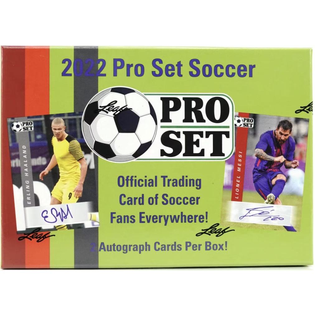 พร้อมส่ง !!! 2022 Leaf Pro Set Soccer Hobby Box