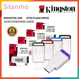 Kingston Flashdisk 128GB 16GB 32GB Flashdisk Kingston 64GB โลหะ พื้นผิว Flashdisk Kingston Original USB