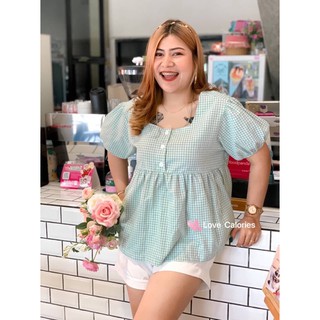 เสื้อลายสก๊อตแขนจั้ม คิ้วท์สุด
